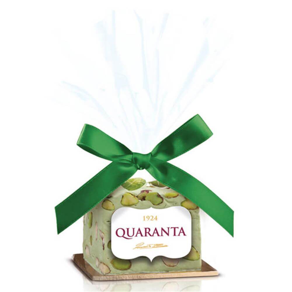 Quaranta Soft Nougat Cube with Pistachio 130g